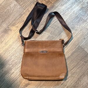 Brown Leather Crossbody Bag